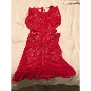 Red Lace Dress